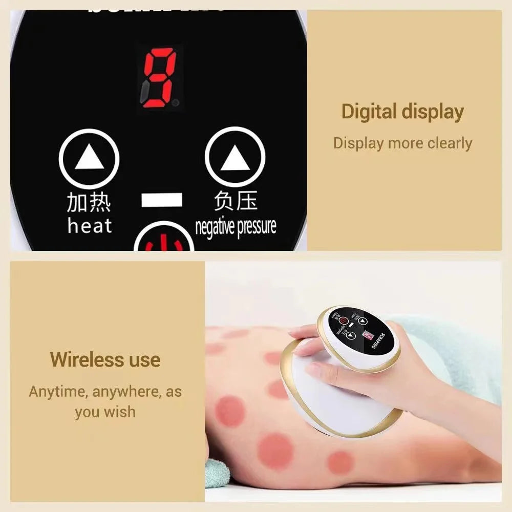 CelluBurn Elite: Electric Cupping & Scraping Body Massager