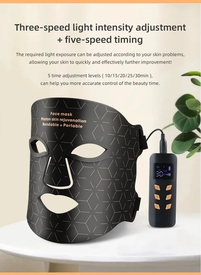 SpectrumSkin Pro: Multi-Color LED Facial & Neck Therapy Mask Premium