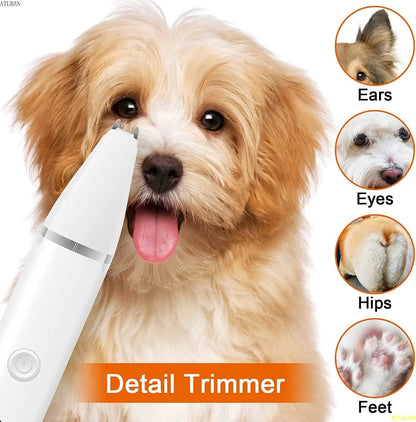 SilentPaws Trimmer: Low-Noise Cordless Pet Grooming Set