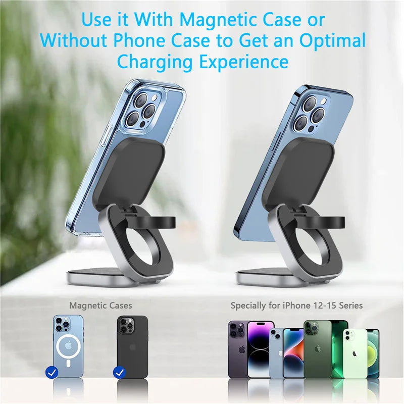 Magcharge Stand MagCharge Tower: Universal Wireless Stand for Phones & Watches – ZanSelect