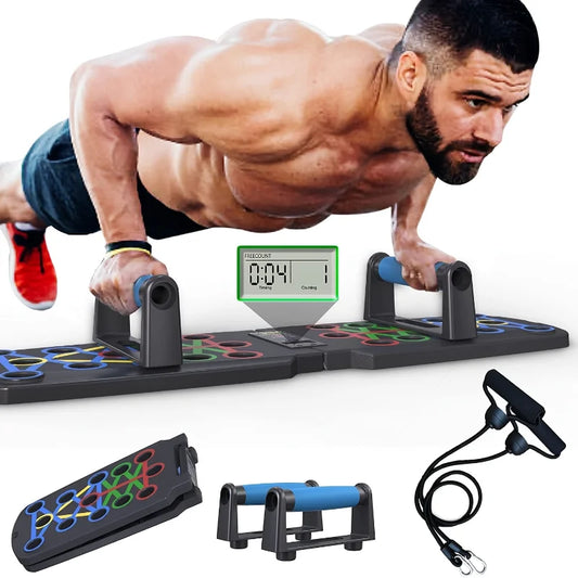 PowerPlank Pro: Multi-Functional Push Up Board for Home Fitness