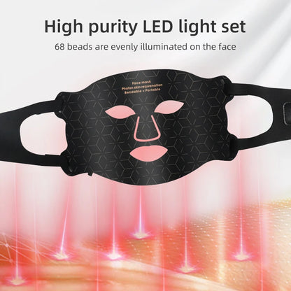 SpectrumSkin Pro: Multi-Color LED Facial & Neck Therapy Mask Premium