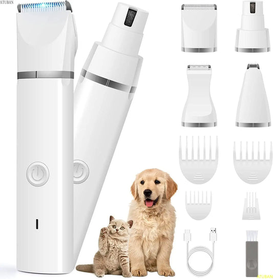SilentPaws Trimmer: Low-Noise Cordless Pet Grooming Set