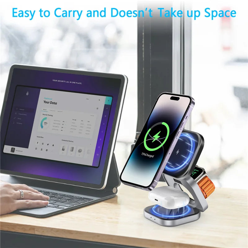 Magcharge Stand MagCharge Tower: Universal Wireless Stand for Phones & Watches – ZanSelect