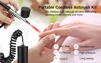 ArtStream Compact: Airbrush Kit for Nails, Cake, and Crafts