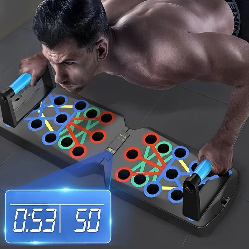 PowerPlank Pro: Multi-Functional Push Up Board for Home Fitness