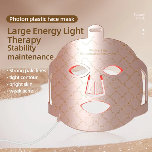 FlexiGlow 4-in-1: Advanced Photon Therapy Silicone Mask