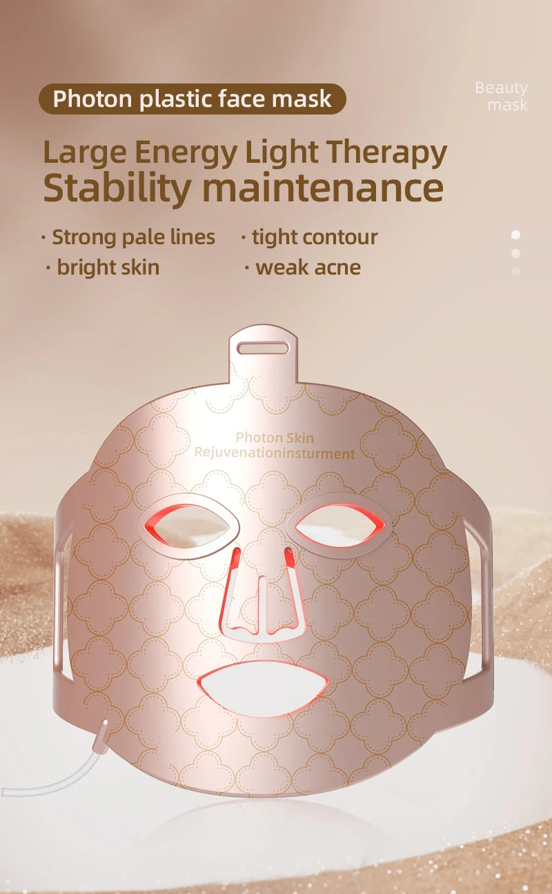 FlexiGlow 4-in-1: Advanced Photon Therapy Silicone Mask