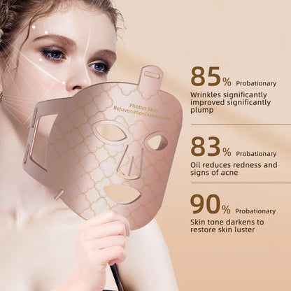 FlexiGlow 4-in-1: Advanced Photon Therapy Silicone Mask