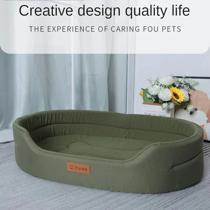 SnuggleNest Deluxe: Soft Bed and Blanket for Cats and Dogs